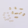 thumbnail image 7 of Lancharmed 14K Gold Plated Square Clasp 8 Open Jump Rings 10 Necklace Jewellery Clasp Necklace Extenders for Women Women Gifts, 7 of 7