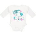 thumbnail image 3 of Inktastic Grandma Loves Me-cute elephants Boys or Girls Long Sleeve Baby Bodysuit, 3 of 5
