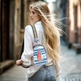 thumbnail image 5 of FORMRS Womens Crossbody Sling Bag Travel Daypack Shoulder Chest Backpack, Red Sailboats, 5 of 7