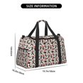 thumbnail image 3 of Rocae Christmas Cat Print Hand Travel Bag Travel Duffel Bag and Fitness Bag, Women's Waterproof Weekend Tote, Men's Travel and Fitness Essentials, 3 of 7