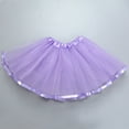thumbnail image 2 of Akiihool Girls Skirts Girls Sparkle Tutus Princess Ballet Dance Layered Tulle Tutu Skirts (Light Purple,3-8 Yesrs), 2 of 3