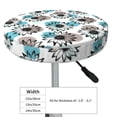 thumbnail image 4 of Susaid Watercolor Sunflower Print Elastic Bar Stool Cover Personalized Washable Stool Cover for Barbershop Home Bar Kitchen-13 inch, 4 of 7