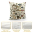 thumbnail image 4 of Orinice Mushrooms Graphic Decorative Throw Pillow Cover for Home Couch Living Room Bed Sofa Square Car Bedroom 1PC 20x20in, 4 of 5