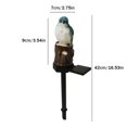 thumbnail image 4 of Luz Solar Lámpara De Césped Lámpara solar para césped, resina, enchufe de tierra para animales, manualidades ligeras, decoración impermeable (pájaro), 4 of 7