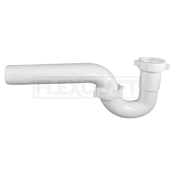 1-1/2 in Plastic P-Trap for Tubular Drain Applications