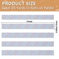 thumbnail image 3 of 5 Rolls Christmas Ribbon 1.5 inch Wide Decorative Ribbon for Gift Wrapping and Holiday Decorations Pastel-colored Bows and Spider Webs, 3 of 7
