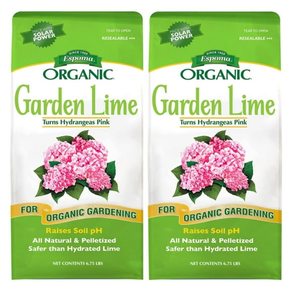 Espoma Organic Garden Lime Hydrangea Soil Fertilizer, 6.75 lb, 2-pack