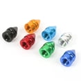 thumbnail image 5 of 4x Pointed Spike Bullet Valve Stem Cap Cover Tire Wheel Aluminum Car/Truck Small, 5 of 9