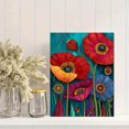 thumbnail image 2 of Qisvanset Autumn Forest Walking Couple Canvas Print 12x16 Inch Simple Home Art, 2 of 8