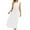 White, variant on Conservative Dress Regular Fit Sleeveless Crew Neck 2026 Summer Plus Size Spring Dresses Solid Color Modest Dress Fashion for Business and Casual Green XL