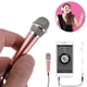 thumbnail image 2 of Matsuzay Mini micrófono de audio portátil X3 Modelos de metal sin soporte y auriculares Teléfono y Comunicación oro NO1, 2 of 8