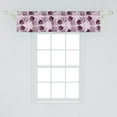 thumbnail image 2 of Ambesonne Japanese Valance Pack of 2, Sakura Blossom Pattern, 54"X12", Pale Pink Plum, 2 of 2
