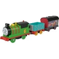 thumbnail image 1 of Thomas & Friends Graffiti Percy Motorized Toy Train Engine with Cargo Cars for Preschool Kids, 1 of 6