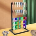 thumbnail image 3 of 5 Tier Ribbon Holder Organizer Rack Ribbon Display Stand Rack Craft Rack Storage Shelf for Craft Room Cake Shop Flower Store, 3 of 12