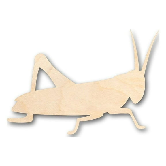 Unfinished Wood Grasshopper Shape - Insect - Wildlife - Craft - up to 46" DIY 8" / 1/4"