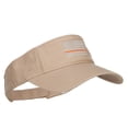 thumbnail image 4 of Thin Orange Line American Flag Embroidered Visor - Khaki OSFM, 4 of 5