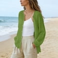 thumbnail image 6 of Sun Protection Shirt Thin Shirts for Women Lightweight Beach s for Women Full Zip Outdoor Hiking Running Long Sleeve Active Shirts,Green,XL, 6 of 8