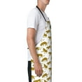 thumbnail image 3 of Naloa Leopard Print Apron Kitchen Aprons with Pockets for Women Men Chef, 3 of 8