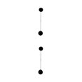 thumbnail image 1 of Minnieouse Broche de perlas Esmalte Joyas Decoraciones Día de San Valentín Negro / Corto Negro/Corto 2piezas Minnieouse CBP192831, 1 of 6