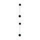 thumbnail image 4 of Sonducket broche de perlas pines de esmalte estilo simple joyería chal decoración regalo de vacaciones día de san valentín perlas para manualidades Negro/Corto 2piezas Sonducket CBP192831, 4 of 6