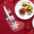 thumbnail image 4 of Outdoor Christmas Decorations Event & Party 3PCS Christmas Cutlery Decoration Bag Mini Small Socks Small Socks Cutlery Set Party Party Table Decorations Party Balloon, 4 of 5