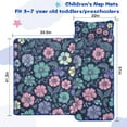 thumbnail image 5 of Pioneer Flower Floral Print Pattern Toddler Nap Mats for Kids Preschool,Sleeping Mat Bag or Kids,Toddler Sleeping Bag,Toddler Nap Mat or Daycare, 5 of 6