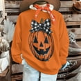 thumbnail image 4 of Makaor Sweatshirt Women Plus Size Halloween Crew Neck Tops Fleece Long Sleeve Pullover Pumpkin Casual Fall Clothes, 4 of 8