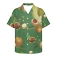 thumbnail image 5 of Camisa de tomate para hombre, camisa de manga corta con estampado de frutas en 3D para hombre, ropa informal de moda con botones y solapa, camiseta de gran tamaño, 5 of 5