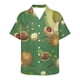thumbnail image 5 of Camisa de tomate para hombre, camisa de manga corta con estampado de frutas en 3D para hombre, ropa informal de moda con botones y solapa, camiseta de gran tamaño, 5 of 5
