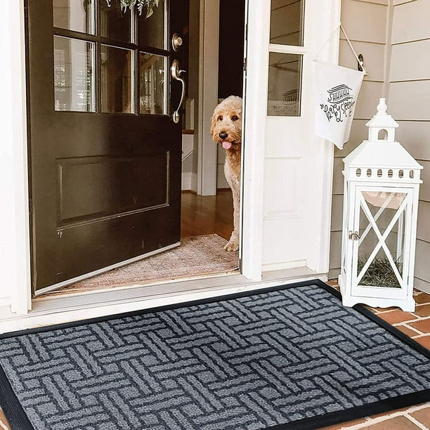 Heavy Duty Non-slip Rubber Barrier Mat Large Small indoor outdoor kitchen  Rugs
