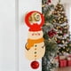 thumbnail image 1 of Adornos navideños para puertas | Juego de colgantes de árbol de Navidad y muñeco de nieve con campana | Decoración festiva para puertas y paredes que crea un ambiente navideño en interiores, 1 of 6