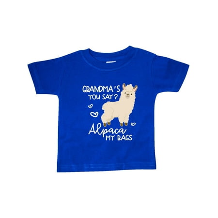 

Inktastic Grandma s You Say Alpaca My Bags Gift Baby Boy or Baby Girl T-Shirt