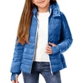 thumbnail image 2 of Abrigo de invierno cálido con capucha para niños, chaqueta ligera y gruesa acolchada de algodón, abrigo para niños, 2 of 9