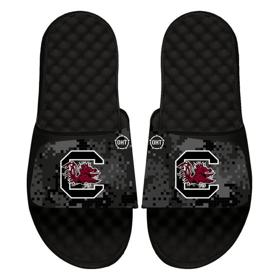 Unisex ISlide  Black South Carolina Gamecocks Digi Camo Slide Sandals