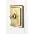 thumbnail image 3 of Kingston Brass KB6147PL Demure Single-Handle Pressure Balanced Tub and Shower Faucet, Brushed Brass, 3 of 7