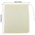 thumbnail image 1 of 60 Pieces Small Drawstring Cotton Bag 8x10cm Small Drawstring Cotton Bag, Cloth Small Drawstring Bag for Wedding/Party/Festival/Storage/Decorating/DIY, 1 of 7