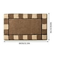 thumbnail image 3 of Uranda Bath mats for Bathroom，Non Slip Fluffy Absorbent Microfiber Mat，Washable, Aesthetic Bathroom Rugs Brown, 3 of 6