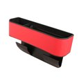 thumbnail image 2 of PBAZIH Premium Leather Car Seat Organizer with 8 Storage Pockets Universal Vehicle Side Console Gap Filler Waterproof Car Accessories for Phones Cups Keys, 2 of 8