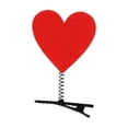 thumbnail image 2 of QIPOPIQ Épingles à Cheveux Cœur - Décorations de la Saint-Valentin (Rouge), 2 of 6