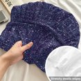thumbnail image 4 of Queen Size Fitted Sheet Set - Dark Purple 3 Piece Bedding Sets 16" Deep Pocket Fitted Sheet with 2 Pillowcases, Farmhouse Vintage Solid Color Brushed Microfiber Hotel Luxury Bed Sheets, 4 of 9