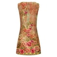 thumbnail image 5 of sovlvnd Casual Sundresses for Women 2024 Loose Summer Floral Printed Tank Dress Hollow Out Beach Sundress Sleeveless Dresses Womens Dresses, 5 of 5