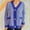 Blue, variant on Gift for Girls Ofreoo Womens Knitted Contrasting Cardigan Sweater V-neck Sweater Fall Clothes for Women 2024