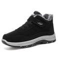 thumbnail image 3 of Botas de nieve para hombre, zapatos de algodón cálidos de terciopelo para invierno, zapatos informales cómodos a prueba de viento para mujer, botas de senderismo antideslizantes Unisex, 3 of 5