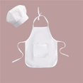 thumbnail image 4 of Ngheia Large White Chef Hat, Adorable Kids Costume Set 1 Piece Toddler Apron with Long Lasting Material Perfect for Cooking Classes and Creative Role Playing Fun, 1*Chef Skirt + 1*Chef Hat, 4 of 7