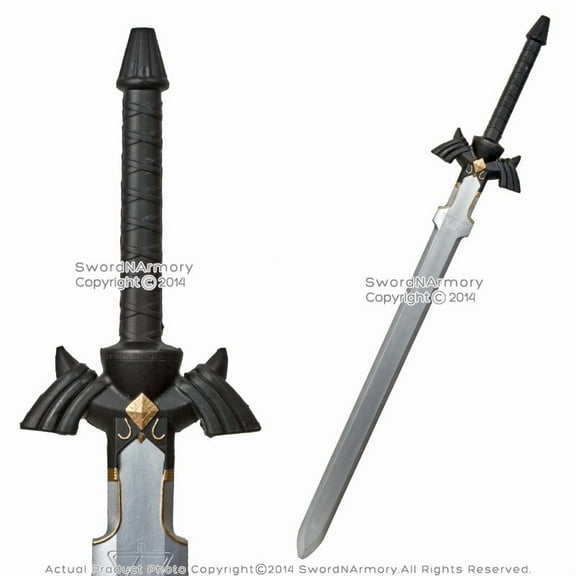 41" Black Zelda Foam Swod Hero Link Hylian Fantasy Katana Cosplay Roleplay