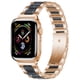 thumbnail image 3 of Adecuado para Apple watch1234567 SE, hebilla de mariposa de resina de tres cuentas de acero inoxidable, nueva correa de reloj, 3 of 5