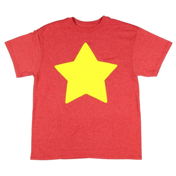 Steven Universe Star Grand Garçons Rouge Heather Jeunesse T-Shirt Dessin Animé Montrer Petit