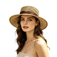 thumbnail image 4 of Gyujnb Sun Hat with Flat for – European Sun Hat for Travel and Outdoor Sun Breathable Hollow Design, 4 of 5