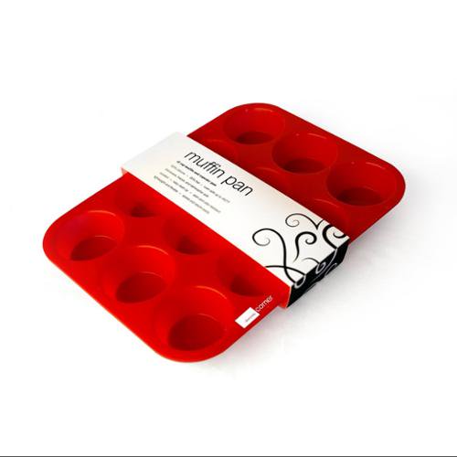 Domestic Corner Silicone Muffin Tin 12 Cup
