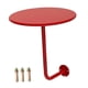thumbnail image 1 of Mesa de comedor de pub, mesa auxiliar de pared, minimalista, compacta, versátil, redonda Rojo, 1 of 9